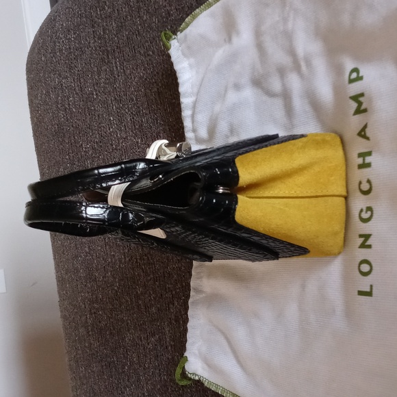💛RARE Longchamp💛 - Limited Edition Roseau XS Top Handle Bag - Picture 4 of 16